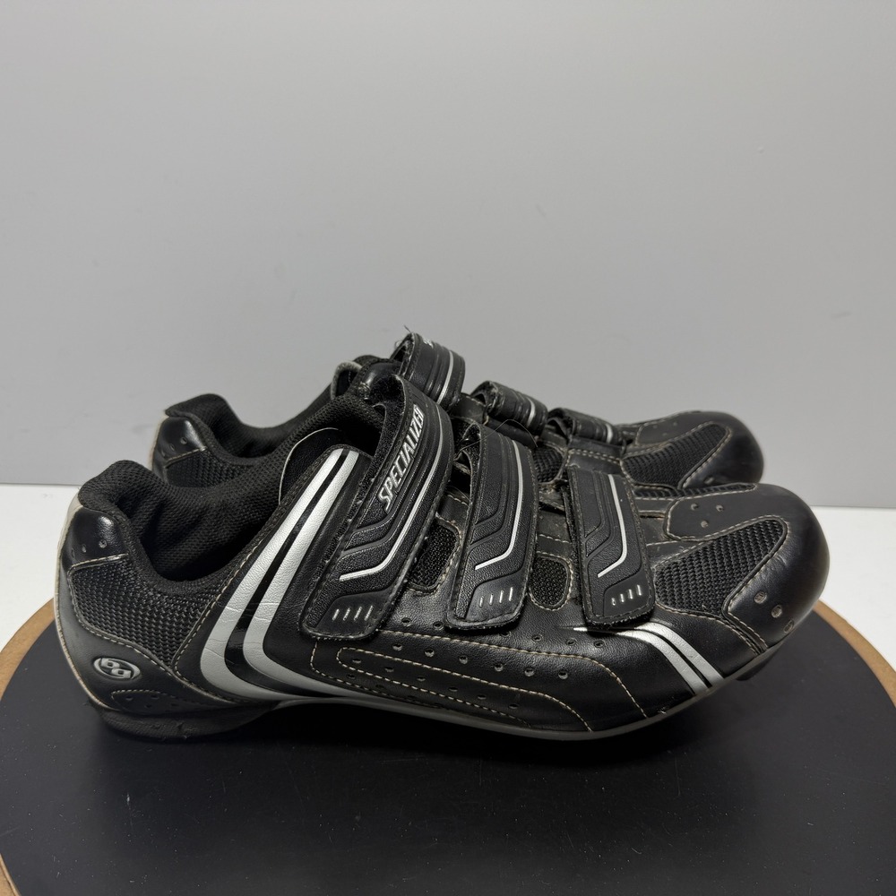 Specialized Cycling Shoes Men 11 / 45 Road Bike Triple Strap Black Outdoor
